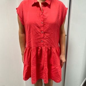 Red summer Zara mini dress